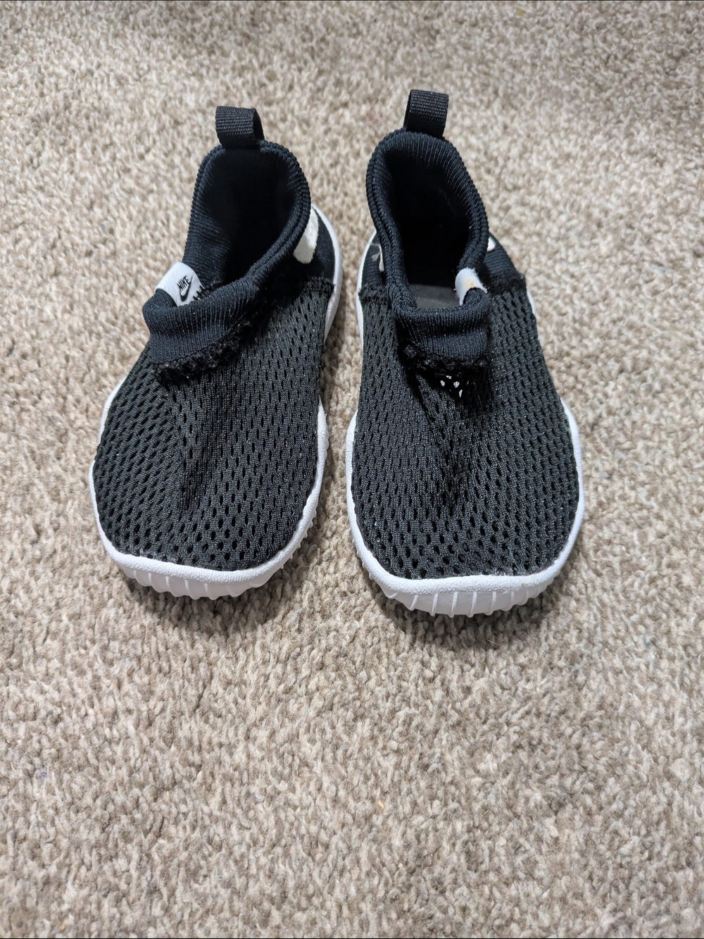 Nike Kids Black Mesh Slip-On Water Shoe